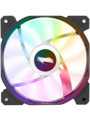 ���������� 1STPLAYER F1 Black / 120mm FRGB 12V 3pin 0.25A 1100rpm 41.9cfm 23.2dBA / Bulk