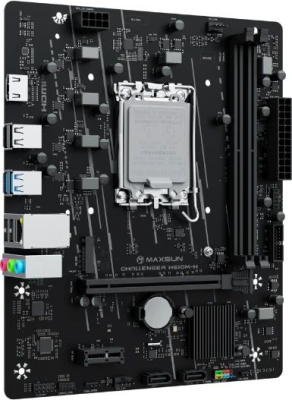 ����������� ����� Maxsun MS-Challenger H610M-H V1 H610, LGA1700, mATX, ret 6940709663417