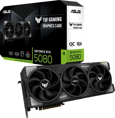 ���������� ASUS NVIDIA GeForce RTX 5080 16�� Gaming TUF-RTX5080-O16G-GAMING, GDDR7, OC, Ret 90YV0M30-M0NA00