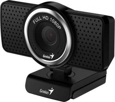 ���-������ Genius ECam 8000 Black New 32200001406 ������, 2Mp, FHD 1080p@30fps, ���� ������ 90�, ���������� �� 360�, ������������� ���������, USB2.0, ������ 1.5�