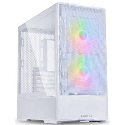 ������ Lian Li Lancool 207 / White / Mid-Tower, TG / 2x 140mm ARGB + 2x 120mm non LED fans inc. / G99.LAN207RW.10RS