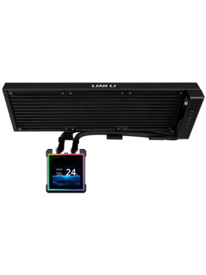 ������� �������� ���������� Lian Li HydroShift II LCD-S 360N (GHS2LCDS36NB BLACK) / 3.4" IPS LCD / W/O Fans / G89.GHS2LCDS36NB.R0