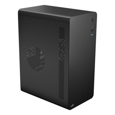 ������ �� Aerocool CS-110-S-BK-v1 (mATX, 0.7mm, USB3.0 x1, USB2.0 x2, 1x 8cm Black Fan)
