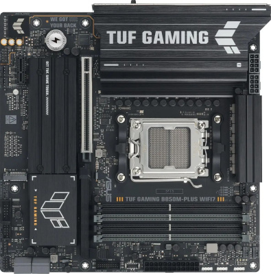 ����������� ����� Asus TUF GAMING B850M-PLUS WIFI7, Socket AM5, AMD B850, mATX, Ret 90MB1MU0-M0EAY0