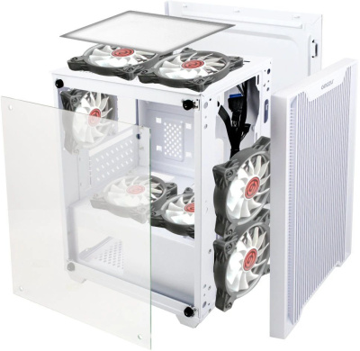 ������ �� ��� �� Ginzzu CL560 White mATX