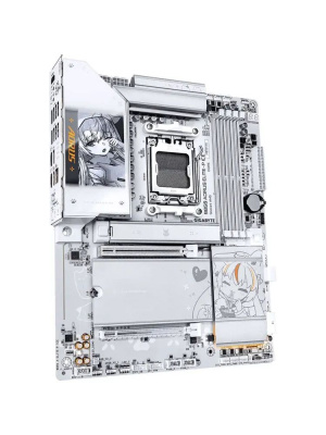 ����������� ����� Gigabyte B850 A ELITE-P ICE Socket AM5 AMD B850 4xDDR5 ATX AC`97 8ch(7.1) 5Gigabit RAID+HDMI