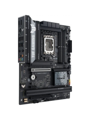 ����������� ����� ASUS TUF GAMING B860-PLUS WIFI, LGA1851, B860, 4*DDR5, 4*SATA, 3*M.2, 5*USB 3.2, 2*USB 2.0, Type-C, 2*PCIx16, 1*PCIx1, DP+HDMI, ATX; 90MB1JL0-M0EAY0