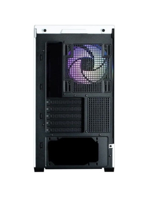 ������ ZALMAN P30 BW, MATX, BLACK/WHITE, WINDOW, 2x3.5", 3x2.5", 1xUSB TYPE-C, 1xUSB3.0, SIDE 2x120mm ARGB, REAR 1x120mm ARGB