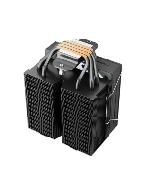 ����� 1STPLAYER PS130 Black / 2HPx6mm + 2HPx8mm, 220W TDP, single tower, 1x130mm ARGB fan, 500-1600 RPM, 78 CFM, 32.3 dBA / PS130-BK
