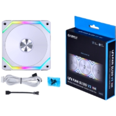 ���������� ��� ������� LIAN LI UNI FAN SL V2 120 White aRGB PWM 120mm 2000RPM (1pcs)