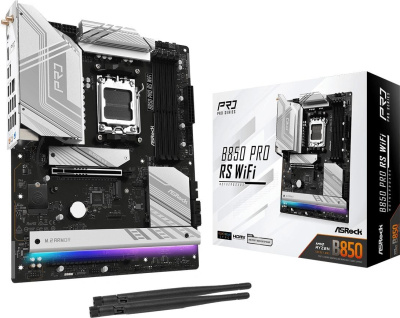 ����������� ����� ASRock B850 PRO RS WIFI, Socket AM5, AMD B850, ATX, Ret
