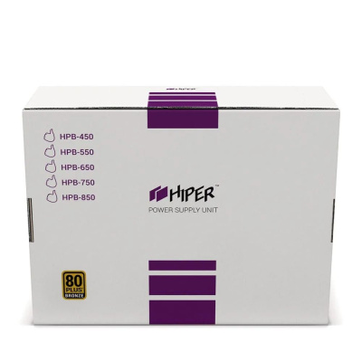 ���� ������� Hiper Power 600W 80+BRONZE HPB-600 ������ BOX