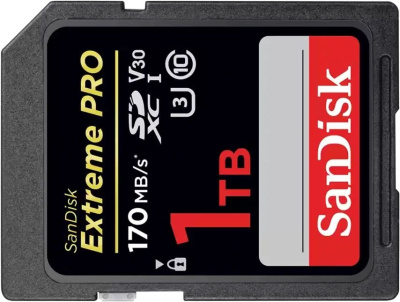 SanDisk ����� ������ 1TB Extreme PRO SDXC Card UHS-I V30 U3. ����: ������