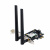 Сетевой адаптер Asus PCE-AX1800 PCI-E 802.11ax 2.4/5ГГц AX1800 Bluetooth Сетевой адаптер Asus PCE-AX1800 PCI-E 802.11ax 2.4/5ГГц AX1800 Bluetooth