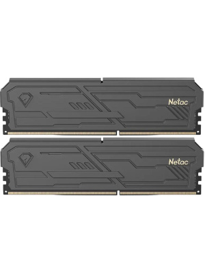 ����������� ������ Netac Shadow III DDR5-6400 (PC5-51200) 32GB (2x16GB) C32 32-39-39-102 1.4V XMP Dual DIMM Black