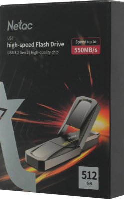 ���� ���� Netac 512GB US5 NT03US5C-512G-32TA USB3.2 �����
