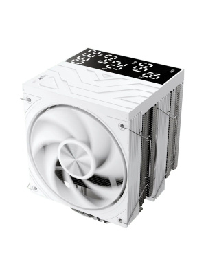 ����� 1STPLAYER FROST BITE FB12DS-6 White / 6HPx6mm, dual tower, 250W TDP, 2x120mm fans, 800-2300 RPM, 70.15 CFM, 34.8 dBA / FB12DS-6-WH