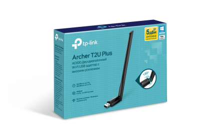 ������� TP-LINK Archer T2U Plus 802.11ac 2.4/5��� 433Mbps USB