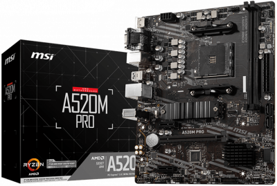 ����������� ����� MSI A520M PRO