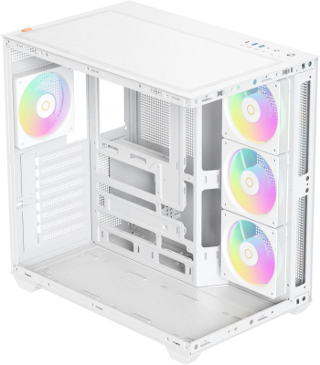 ������ �� Ocypus Gamma C74 WH ARGB, ��� ��, Midi-Tower, White (Gamma-C74-WHD400XX-GL)