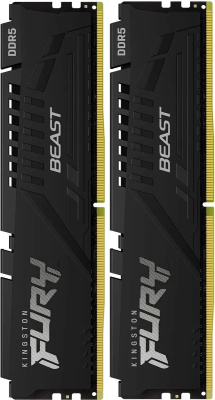 ����������� ������ DDR 5 DIMM 32Gb PC54400, 6800Mhz, Kingston FURY Beast Black EXPO CL34 (Kit of 2) (KF568C34BBEK2-32)