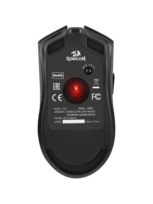 ���� ��������� DEFENDER Redragon Fyzu black (USB, 26000dpi, 7but) (72153)