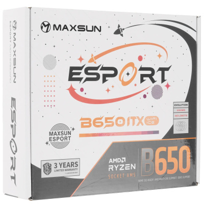����������� ����� Maxsun eSport B650ITX WIFI ICE, AMD B650, Socket AM5, mini-ITX, Ret