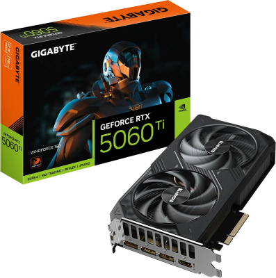 ���������� Gigabyte NVIDIA GeForce RTX 5060 Ti Windforce 16Gb (GV-N506TWF2-16GD)