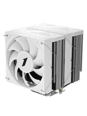 ����� 1STPLAYER CRYO CY12-D White / 6HPx6mm, dual tower, 2x120mm fans, 750-1900 RPM, 57.6 CFM, 38.2 dBA / CY12-D-WH