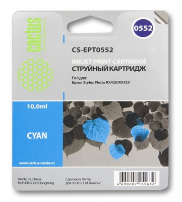 �������� �������� Cactus CS-EPT0552 ������� ��� Epson Stylus RX520/Stylus Photo R240 (10��)