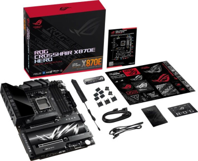����������� ����� ASUS ROG CROSSHAIR X870E HERO, SocketAM5, AMD X870E, ATX, Ret 90MB1IE0-M0EAY0