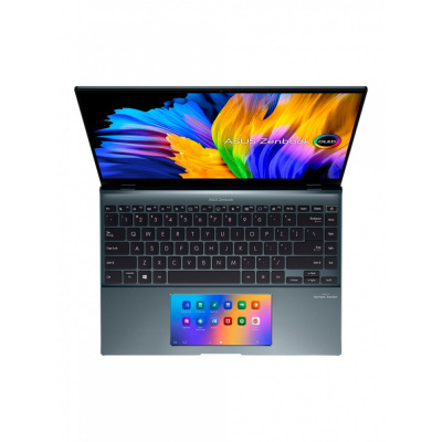  Asus Zenbook 14X OLED UX5400EG-KN185T (90NB0T83-M001L0) Pine grey Core i7-1165G7/16G/512G SSD + 32G/14" OLED WQXGA+ (2880x1800)/NV MX450 2Gb/WiFi/BT/ScreenPad/Win10