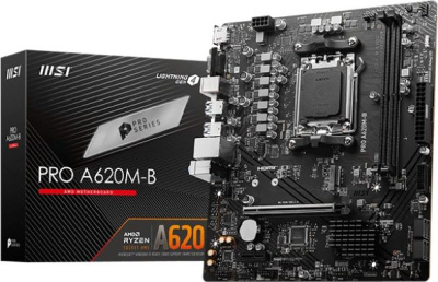 ����������� ����� MSI PRO A620M-B, SocketAM5, AMD A620, mATX, Ret