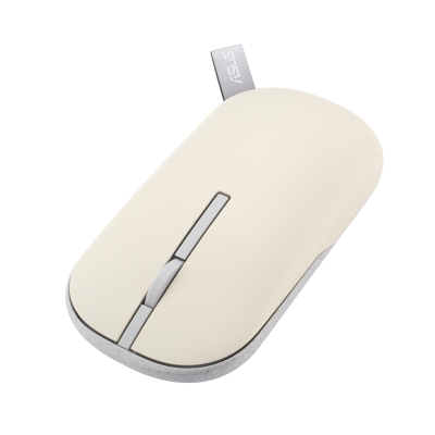 Asus Marshmallow MD100 White/Green (90XB07A0-BMU0B0) ���� ����������, ������������ (Bluetooth + ����������), 1600 dpi, USB, ����: �����, ������