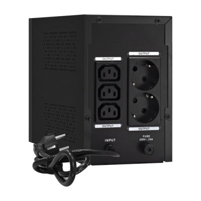 ��� ExeGate SpecialPro Smart LLB-1600.LCD.AVR.2SH.3C13 1600VA/950W, LCD, AVR, 2*Schuko+3*C13, �����.������, ������������� ������, Black