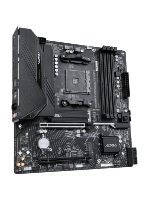 ����������� ����� Gigabyte B550M X A ELITE WF7 Soc-AM4 AMD B550 4xDDR4 mATX AC`97 8ch(7.1) 2.5Gg RAID+HDMI+DP