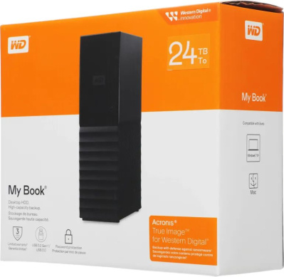������� ������ ���� WD My Book New 24TB WDBBGB0240HBK-EESN