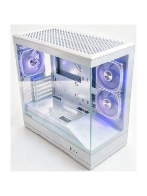 ������ Powercase GT3 ARGB, TG, Type-C, 3x 120�� ARGB PWM Fans, �����, mATX  (CMGT3W-A3)