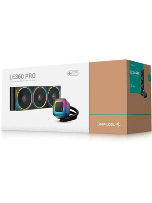 �������� �������� ���������� DEEPCOOL LE360 PRO LGA1851/1700/1200/115X/AM5/AM4 (TDP 300W, ARGB Lighting, Anti-Leak edition, PWM, TRIPLE FAN) RET