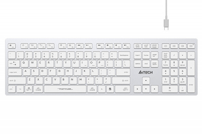 ���������� A4Tech Fstyler FBX50C  USB ������������ BT/Radio slim Multimedia, White