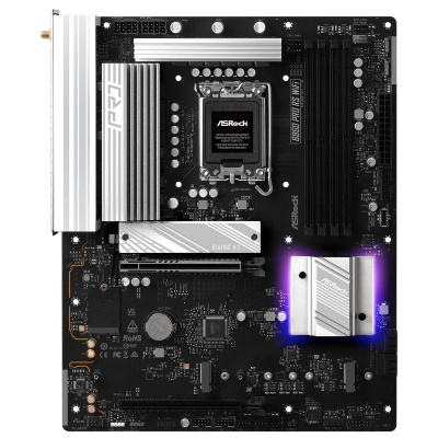 ����������� ����� ASRock B860 PRO RS WIFI, LGA 1851, Intel B860, ATX, Ret