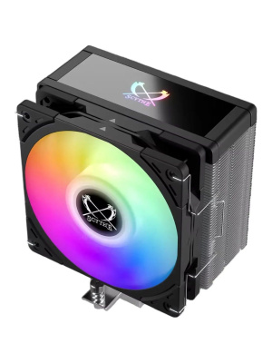 ����� ��� ���������� Scythe Kotetsu Mark 4 ARGB (150W, 4-pin PWM, 155mm, Al/Cu, 4x6mm, ARGB, 1x120mm, 60.29CFM, 26.88dBA, 2000RPM, S: 1851/1700/1200/115X, AM5/AM4, silver, black)