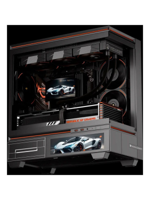 ��� Thermalright Rainbow Vision 360 Turbo (360mm, LED, Black, ARGB/ Fans: 3x120mm, 120.38CFM, 44.7dBA, 3000RPM/ Pump height 86mm, 6400RPM, Rad thickness 27mm/ S: 1700, 1200, 1851, 115X, 2011, 2066, AM5, AM4)