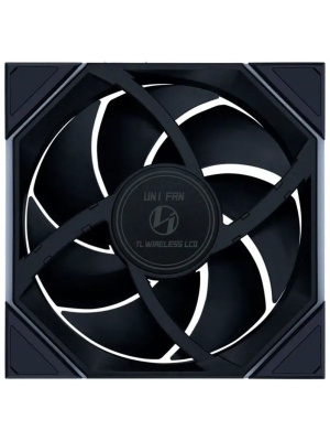���������� Lian Li UNI FAN TL WIRELESS LCD 140 Reverse Blade / 14RTLLCD1W1B BLACK / 140x140x28�� (PWM, ARGB, 1600 ��/��� (Max.), 29,4dBa) / G99.14RTLLCD1W1B.R0