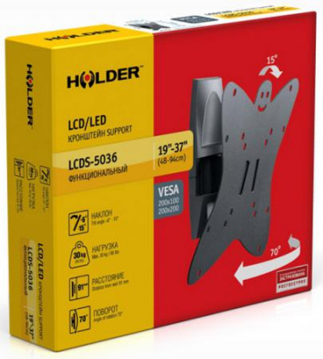  Holder LCDS-5036     19-37"    91  +6/-15  135  30