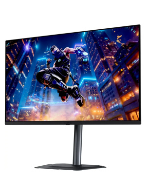 ������� Gigabyte MO32U2 EK 31.5" {QD-OLED 3840x2160 240Hz 0.03ms 178/178 250cd/1000cd 2xHDMI2.1 DisplayPort1.4 3xUSB3.2 USB-C(18��)  Pivot}
