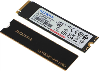 ���������� SSD A-Data PCIe 4.0 x4 1TB SLEG-900P-1TCS Legend 900 Pro M.2 2280