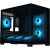 ������ XASTRA QR500M 6ARGB-FM-C10-UC Black mATX/Aquarium/ 2 Curve Glass /6x120mm ARGB PWM FM fans/ Argb+PWM HUB 10port /Type-C/ QR500M-6FM12A-C10-UC