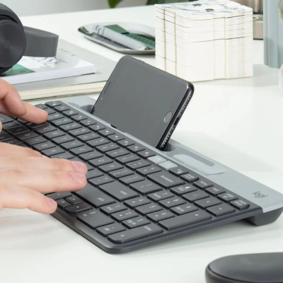 ���������� Logitech K580 ������/����������� USB ������������ BT/Radio slim Multimedia (920-009208)