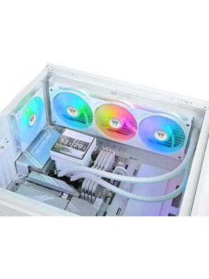 ������� �������� ���������� Thermaltake TH360 V3 Ultra Snow ARGB Soc-AM5/AM4/1200/1700/1851 ����� 4-pin 25.8dB Al+Cu LCD Ret (CL-W476-PL12SW-A)